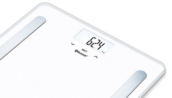 Ваги підлогові Beurer , 180кг, 2хААА в комплекті, скло, білий (BF_600_PURE_WHITE) | Зображення 2
