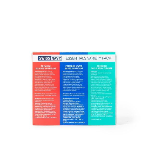 Набор Swiss Navy Essentials Variety Pack 3 х 30 мл (срок 21.01.2027) Sex Aura | Зображення 3