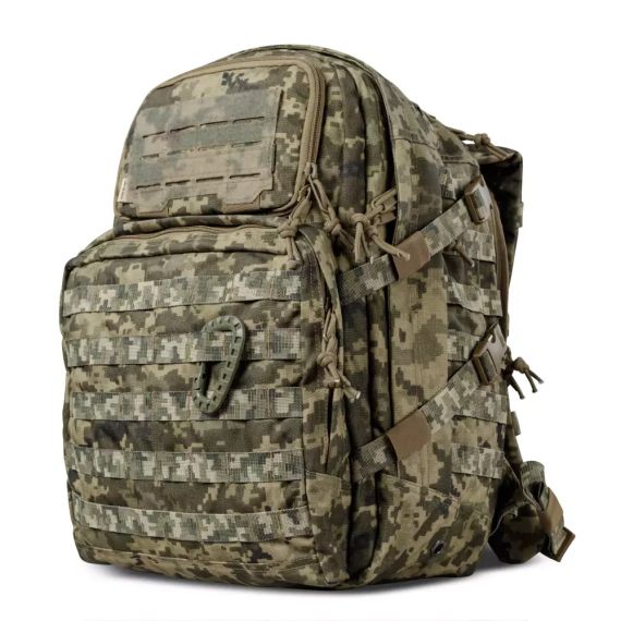 Тактичний рюкзак RANGER Піксель, армійський штурмовий рюкзак Ukrarmor укрармор, військовий рюкзак ЗСУ триденний 40л MOLLE