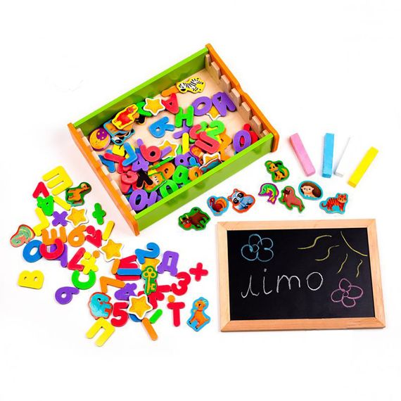 Игра настольная "Магнитный развивающий набор с доской" VT5411-17 | Зображення 2