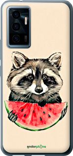 Чохол на Vivo V23e Єнотик з кавуном "4605u-2641-2448"