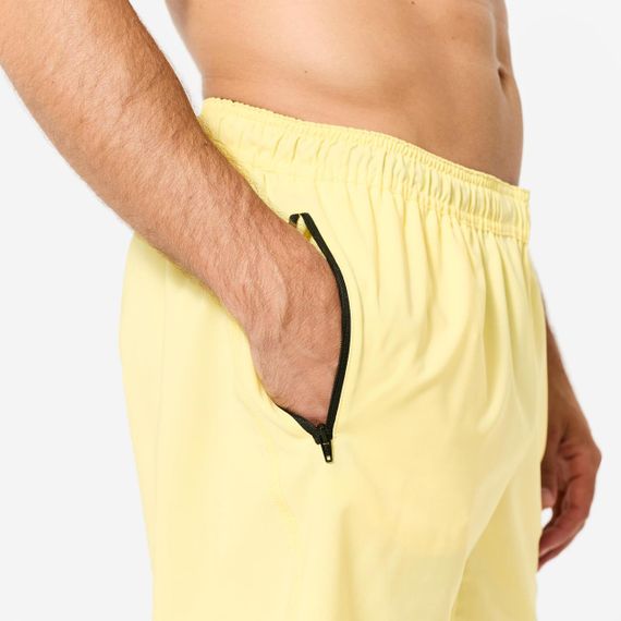 Шорти чоловічі для фітнесу з кишенями світло-жовті - 2XL | Зображення 4