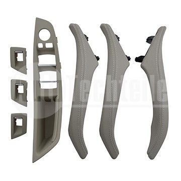Ручка двери компл. BMW 5 F10/F11 09-17 (Кремовый/кожа), AutoTechteile, 704 5160, 707 5178