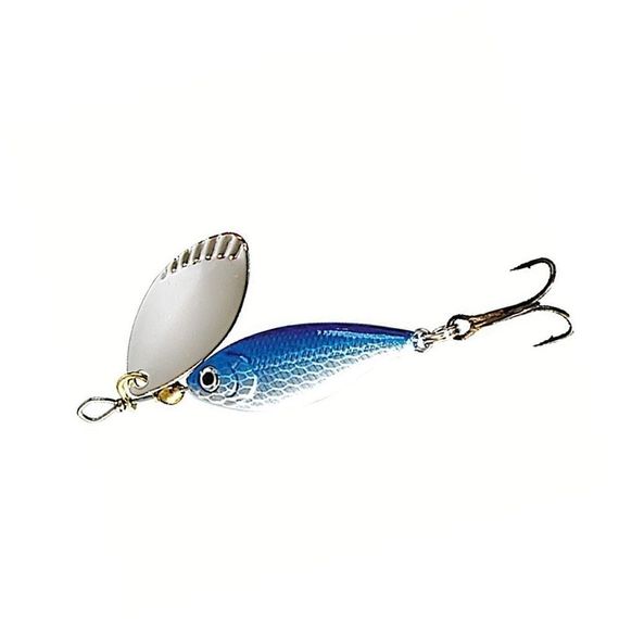 Блешня Fladen Loket 9gr Blue/grreen/Red (960-231) Блешня рибальська Блешня оберталка | Зображення 5