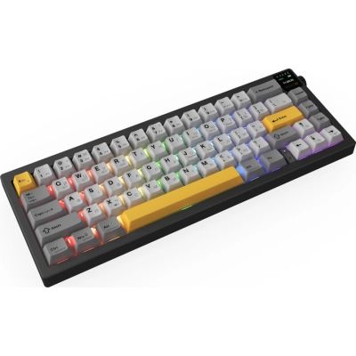 Клавиатура Ajazz AK650 Flying Fish Switch Black RGB USB/Wireless/Bluetooth UA Black (AK650-FF-BGY) | Зображення 9