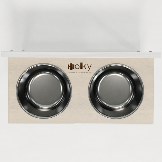 Миски на регульованій підставці для великих собак Hollky Flex L (2 × 1.8 л) FL-502850-WHWH | Зображення 3