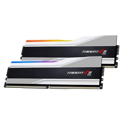 Модуль памяти для компьютера DDR5 32GB (2x16GB) 6000 MHz Trident Z5 RGB Silver G.Skill (F5-6000J3636F16GX2-TZ5RS) | Зображення 3