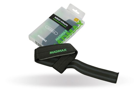 Лямки для тяги Мадмакс MFA-269 Non slide & slip wrist straps Black | Зображення 1