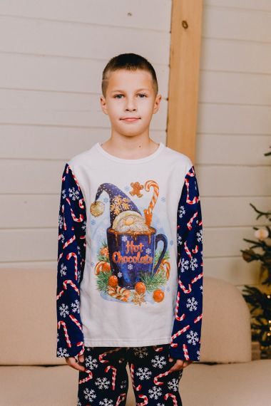 Піжама дитяча "Family look" Носи своє 104 Синій (p-7567-179521) | Зображення 9