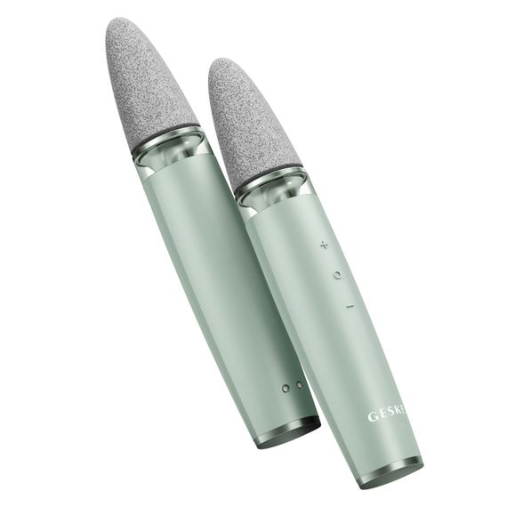 Шліфувальна пилка для стоп з додатковими насадками GESKE Electric Pumice Foot Smoothing Multi-Pen 8в1 black, Зелений | Зображення 4