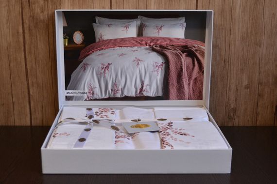 Постельное белье Marla Ranforse 200 х 220 см Meltem Pembe | Зображення 1