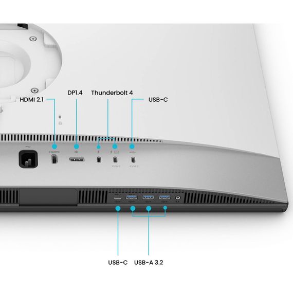 Монітор BenQ PD3226G White-Silver | Зображення 6