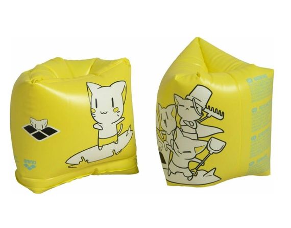 Нарукавники Arena FRIENDS ROLL-UP ARMBAND жовтий 3-6Y 3468336479094