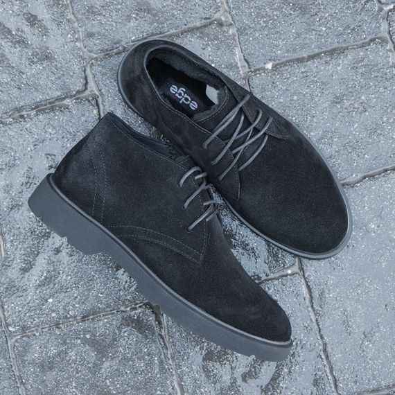 Чоловічі черевики з натурального замшу 41 42 43 розмір | Зображення 1