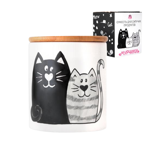 Ємність для сипучих продуктів Мурчики 685мл S&T 6027-19