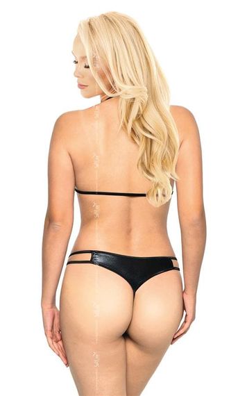 Эффектное боди Softline Betty Черное S/M | Зображення 1