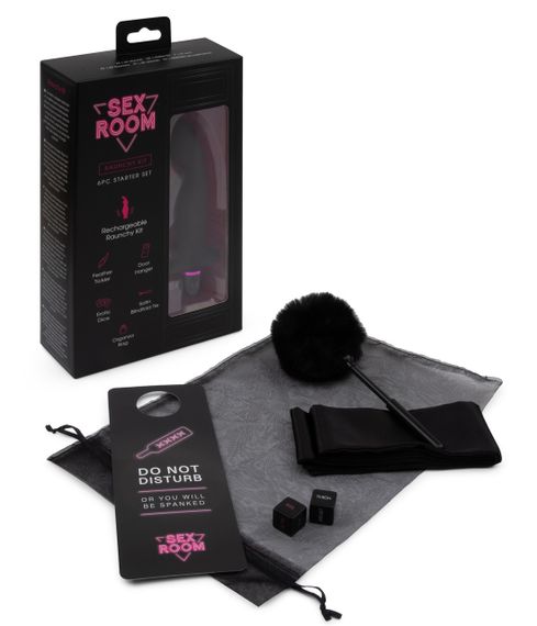 Набір для анальних ігор Dream Toys Sex Room, 6 предметів, чорний/рожевий Sex Aura | Зображення 1