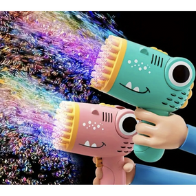 Дитячий автоматичний пістолет для мильних бульбашок, ефектне шоу з мильних бульбашок