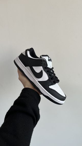 Кросівки зимові низькі Dunk Black White ХУТРО , В'єтнам зима 0275 | Зображення 3