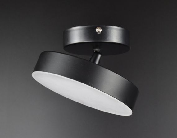Современный креативный потолочный светильник LED для кухни ванной офиса 26478 Черный 15х15х10 см. | Зображення 2