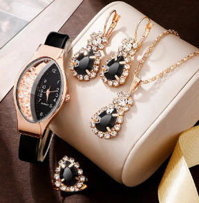 Жіночий годинник Tonneau з набором прикрас Montre Femme | Зображення 5