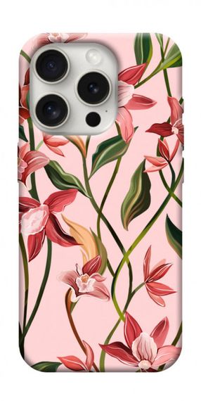 Чохол з картинкою Floral motifs для Apple iPhone 16 Pro (6.3")