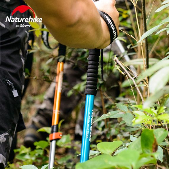 Трекінгова палиця 3-сек. Naturehike Men ST 01 6061 AL NH17D001-Z, алюміній, зелений | Зображення 6
