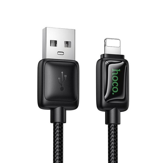 Дата кабель Hoco U146 Mundo USB to Lightning 12W (1.2m) Black