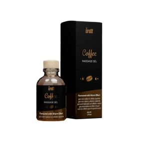 Їстівний масажний гель для інтимних зон Intt Coffee (30 мл) Sex Aura