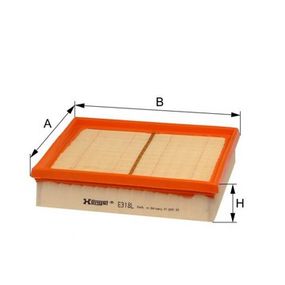 Фильтр воздушный Mercedes Benz R170 M111/112 96-, Hengst, E318L,