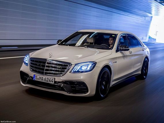 Решітка радіатора AMG Без NightVision для Mercedes S-сlass W222 2013-2020 рр