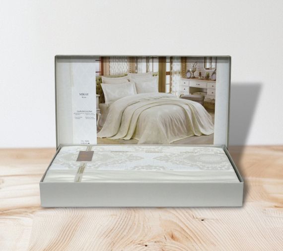 Покривало Gardines 240х260 см Miray кремове | Зображення 1