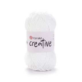 YarnArt CREATIVE Креатив No 220 белый Пряжа хлопок, нитки для вязания