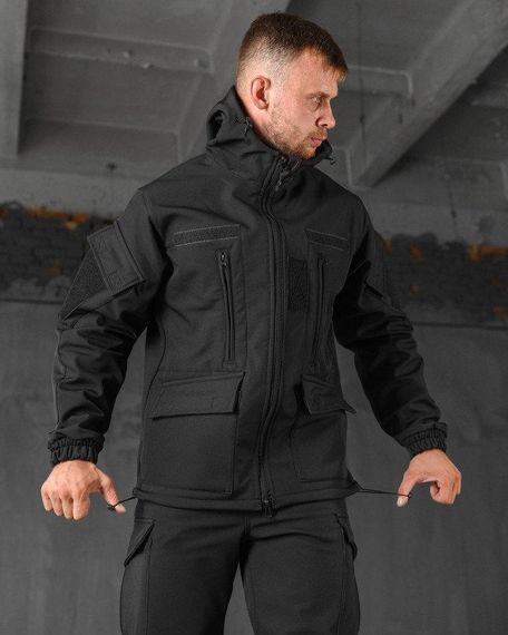 Тактичний костюм SoftShell REHYDRATION black ВТ0446 | Зображення 9