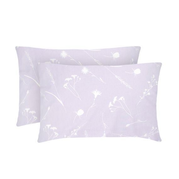 Набір наволочок Home Line 88075 Україна 50x70  Бавовна Фіолетовий, Принт