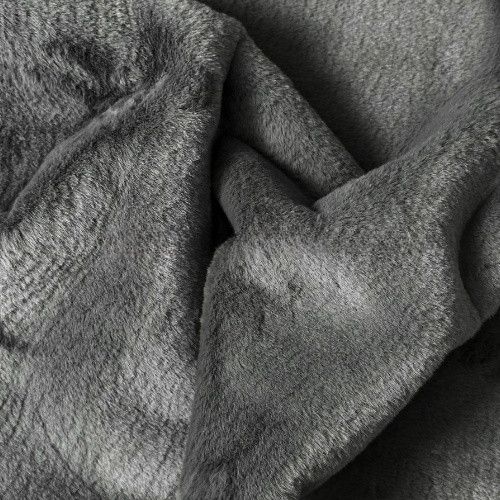 Килимок для підлоги з еко-хутра ТМ Dariana Moonbeam 60*90 см графітний | Зображення 4