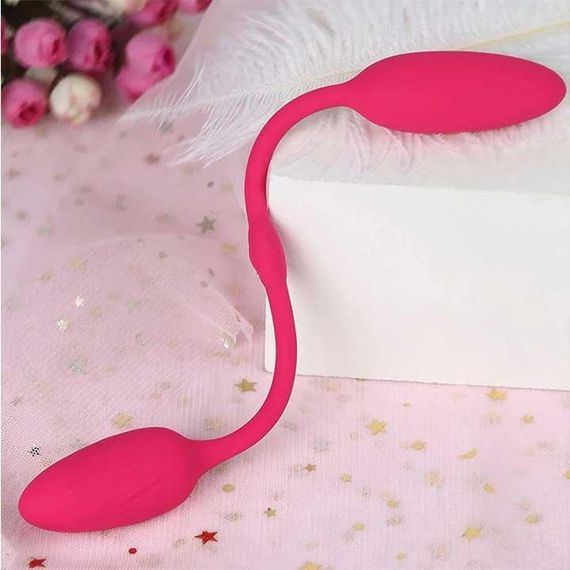 Двойной гибкий анально-вагинальный вибратор Pretty Love Double Egg | Зображення 6