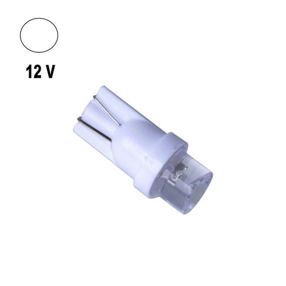 Автолампа Terra T10 / W5W, цоколь W2.1x9.5d, LED вогнутая, белый, 12V, 0,24W | Зображення 1