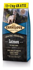 Сухий корм з лососем для собак Carnilove Dog Adult Salmon, 12 + 2 кг