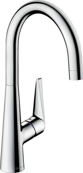 Змішувач для кухні Hansgrohe Talis S, довж.виливу - 203мм, поворотний, 1важіль, KM260, хром (72810000)