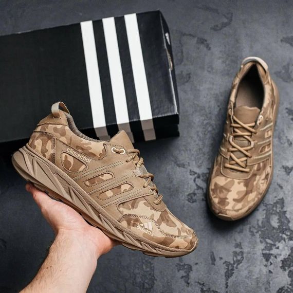 Демісезонні кросівки Adidas колір камуфляж, койот | Зображення 8