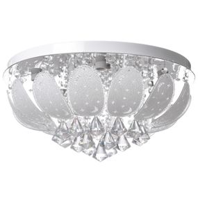 Люстра торт потолочная с пультом LED E14 60W RGB WH (BCL-649S/5)