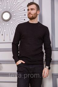 Светр чоловічий колір чорний розміри M, XL, L FA_001988