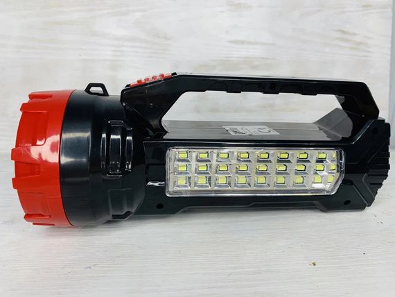 Світлодіодний ручний ліхтар прожектор акумуляторний, потужний ліхтарик ручний | Зображення 3