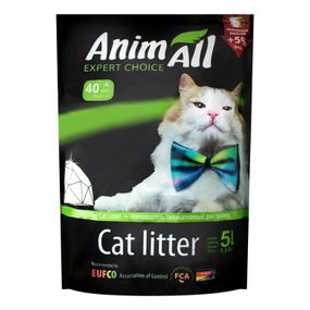 AnimAll Green Hill. Сілікагелевий наповнювач для котячого туалету  10.5 л