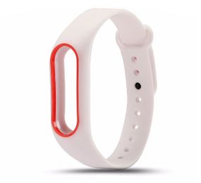 Силіконовий ремінець Primo для фітнес-браслета Xiaomi Mi Band 2 - White-Red