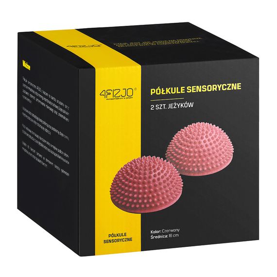 Півсфера масажна балансувальна (масажер для ніг, стоп) 4FIZJO Balance Pad 16 см Red 4FJ0109 (P-5907739310477) | Зображення 1