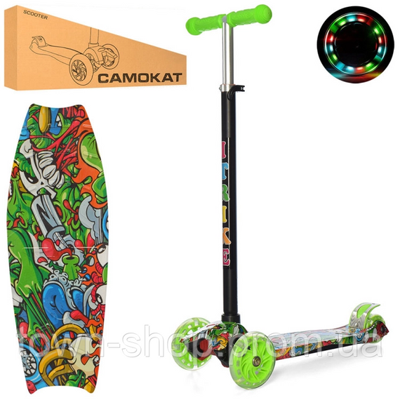 Самокат детский MAXI iTrike JR 3-055-1-WP2