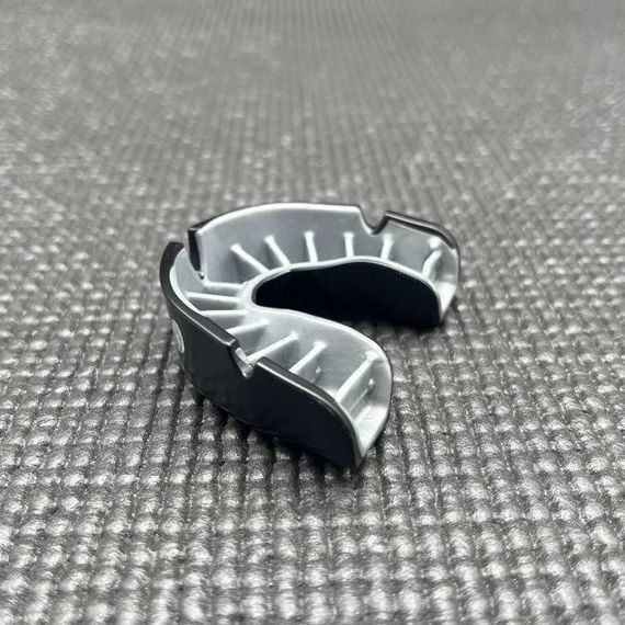 Капа OPRO Silver доросла (вік 11+) Grillz Black/Silver (art.102502013) | Зображення 6