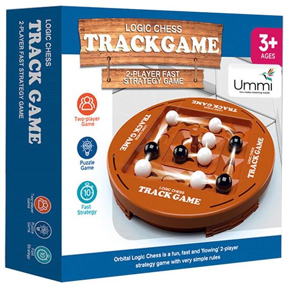 Настільна інтерактивна гра Ummi 777A Logic Chess Track Game Brown | Зображення 2